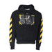 Off-white Diagonal Arrow Caravaggio St Fran Slim Hoodie Mens Style : Ombb097c99fle01
